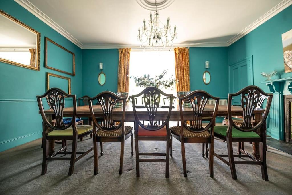 Georgian Country House -Panoramic Views -Sleeps 12 Ruthin Ngoại thất bức ảnh